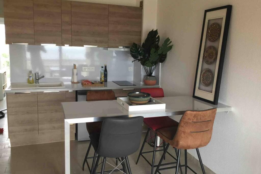 T3 Vue Exceptionnelle Avec Acces Prive A La Plage, Wifi, Clim - Dansnotreappart-Com - Valras-Plage Exteriér fotografie